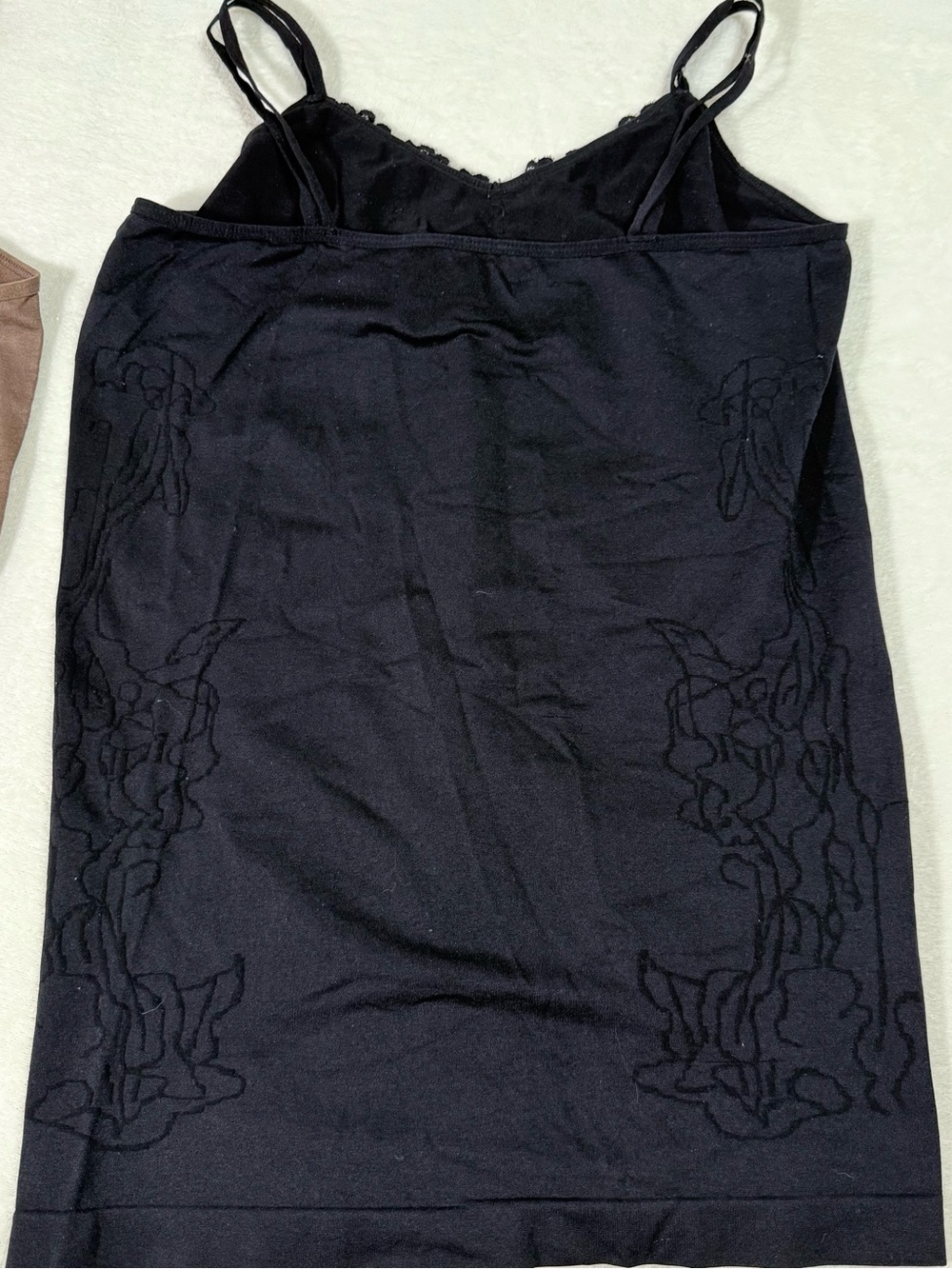 Ultra Teeze - Women’s Camisole 2 Tanks- Brown and black - Size OS - Picture 6 of 8
